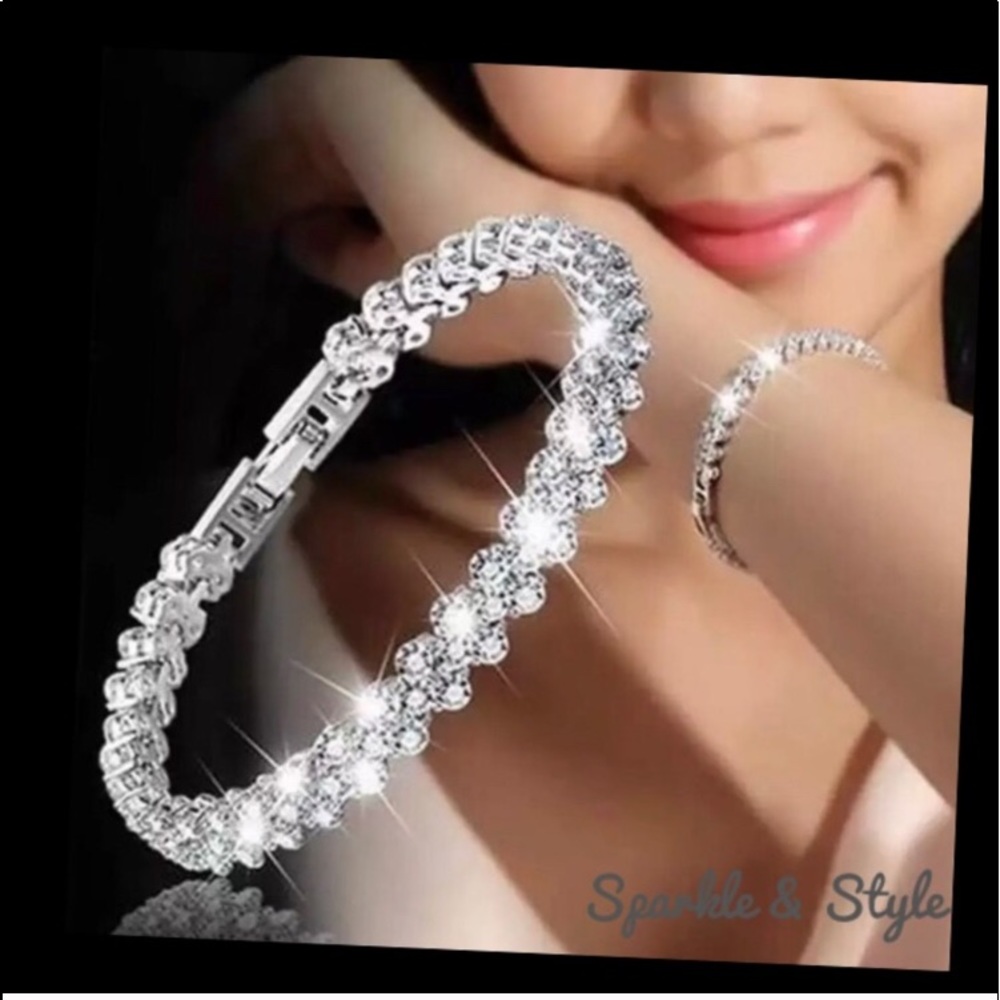 New Silver Diamond Bracelet